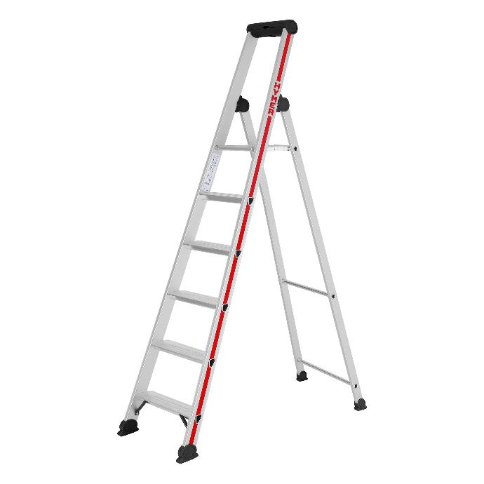 Step ladder with platform, single-sided accessible, Hymer 4026