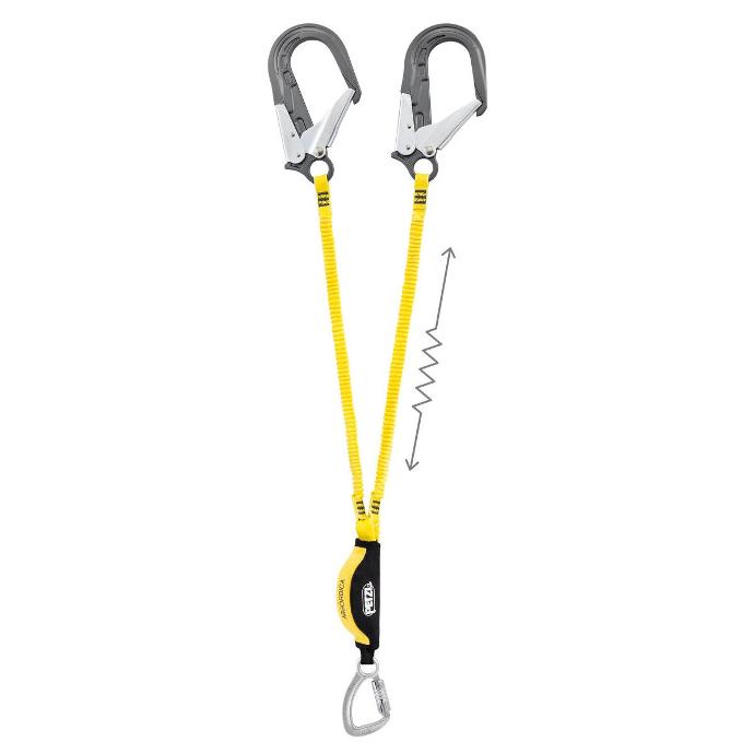 Double lanyard with absorber Petzl Absorbica-Y