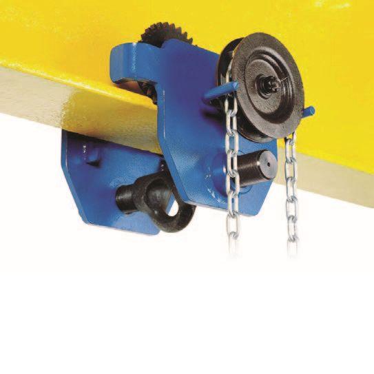 Hoist trolley with chain Tractel Corso for lifting materials or people
