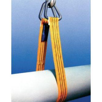 Flat sling with 2 metal fasteners FA