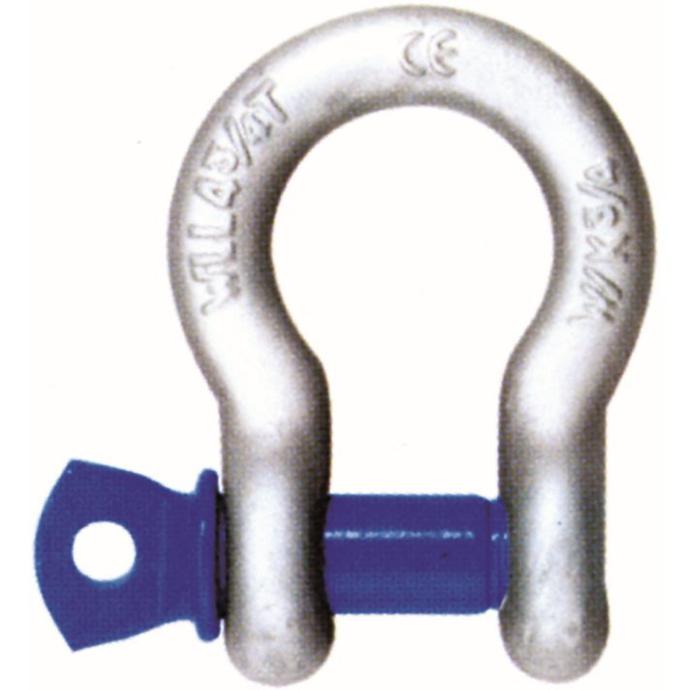 Straight shaped lifting shackle D